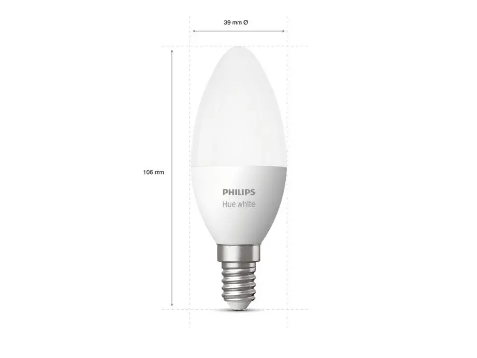 Żarówka LED Philips Hue White E14 2 szt.