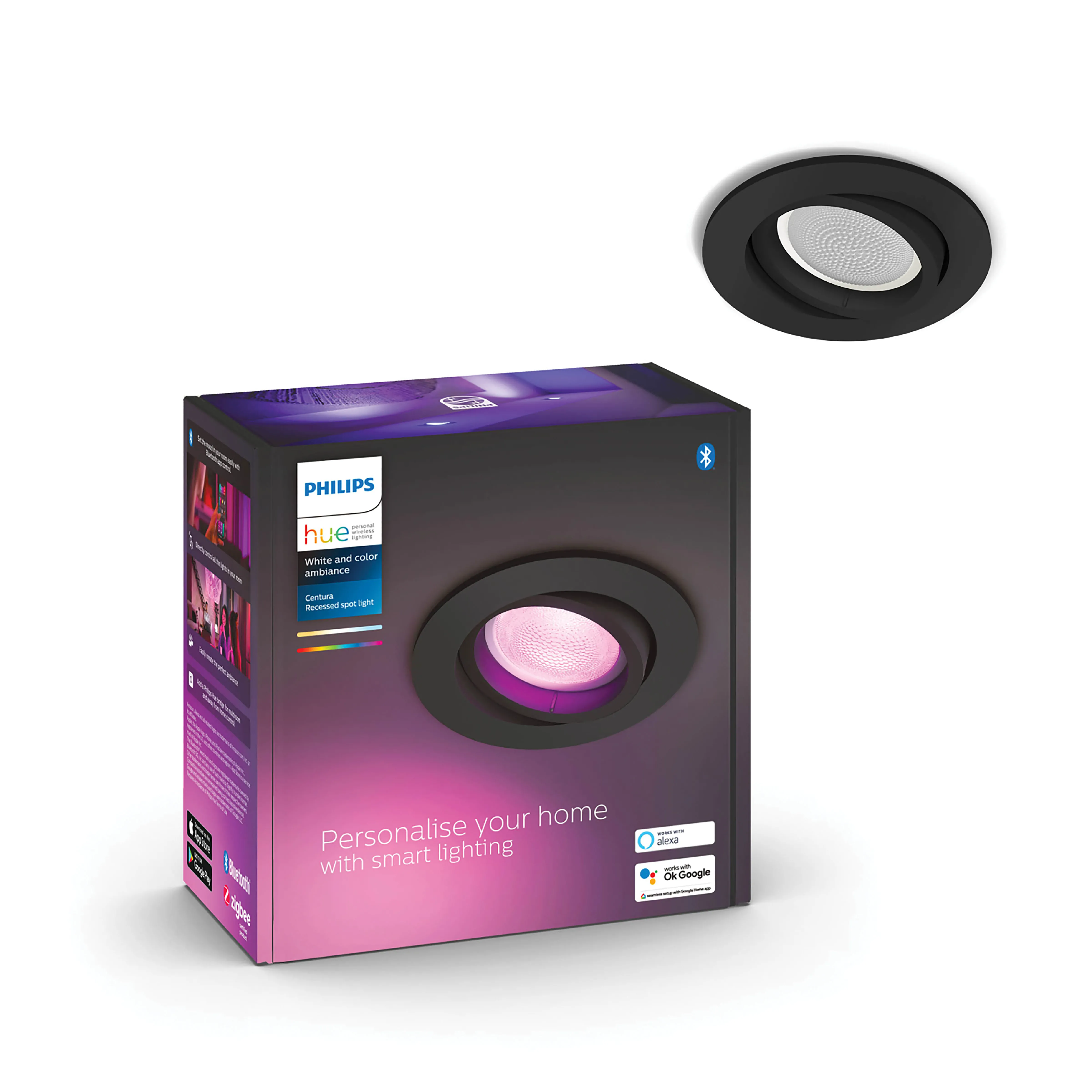 Philips Hue White and Colour Ambiance Centura 1szt Czarny