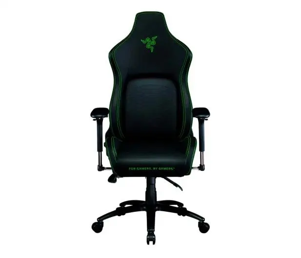 Fotel Razer Iskur Gamingowy do 130kg Skóra ECO Czarno-zielony