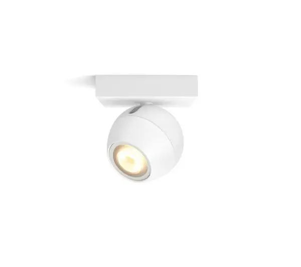Philips Hue White Ambiance Buckram 929003048401 bez pilota Biały