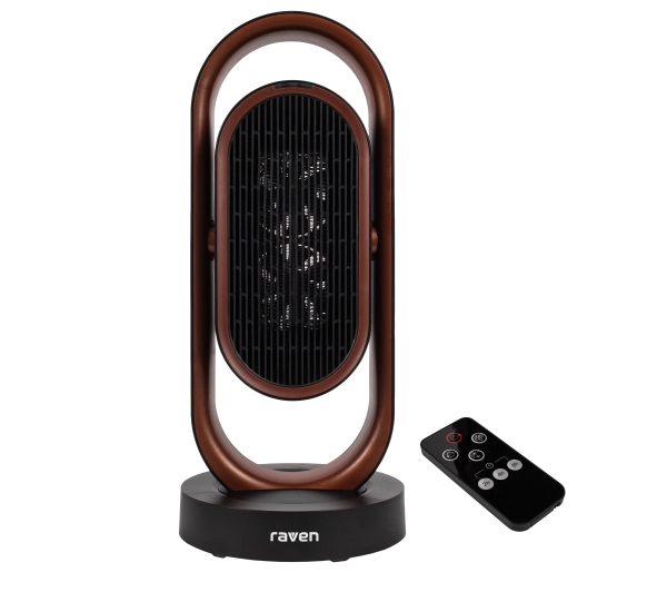 Raven ETW007B Obrotowa podstawa 1800W Ceramiczny element grzejny