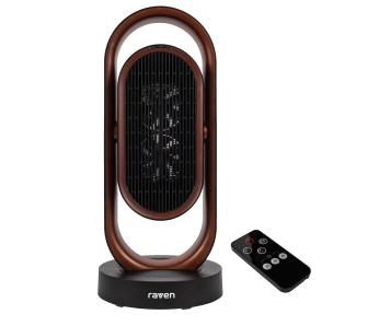 Termowentylator Raven ETW007B Obrotowa podstawa 1800W Ceramiczny element grzejny