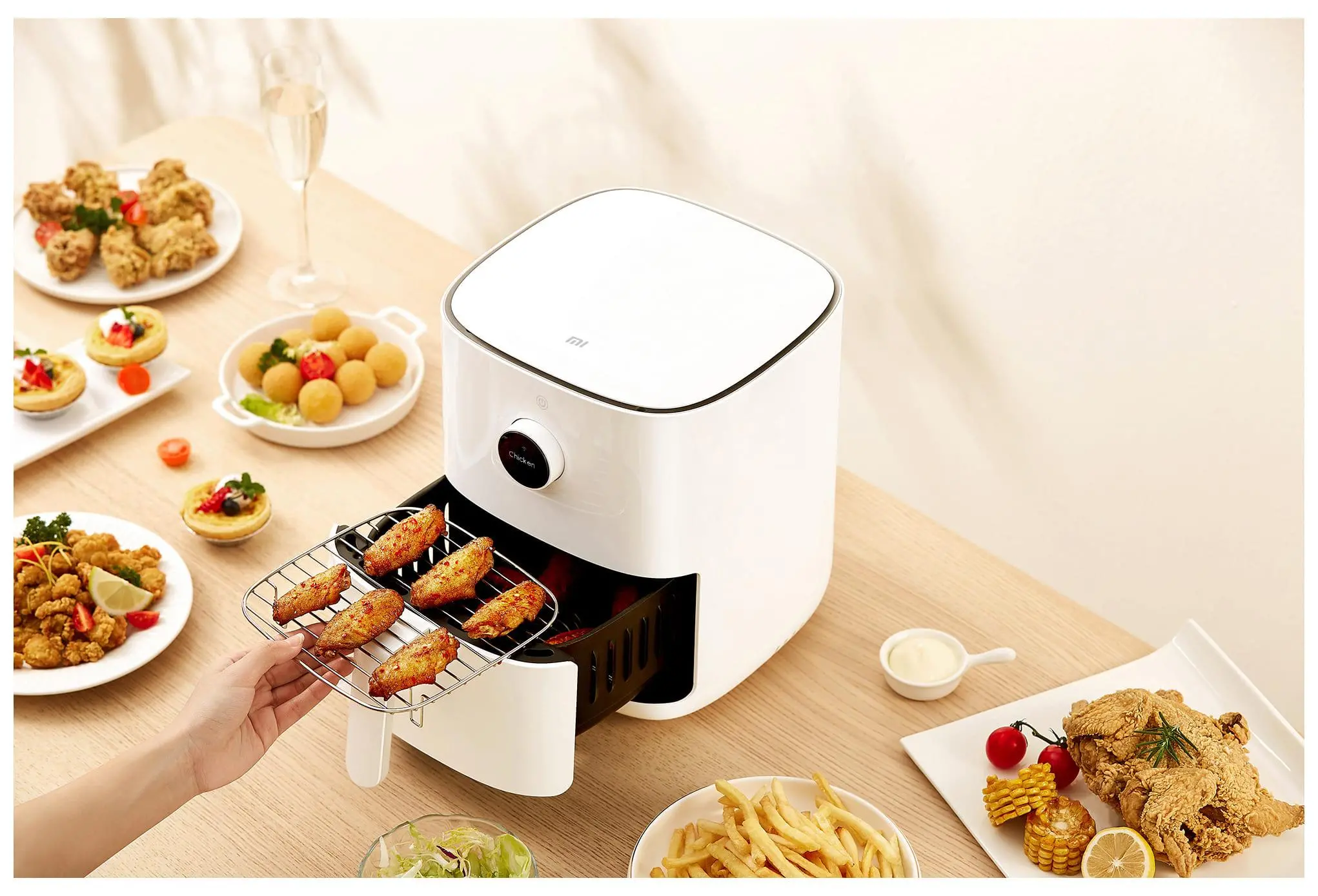 Frytkownica beztłuszczowa Xiaomi MiSmart Air Fryer 3,5 l 1500W 3,5l Aplikacja mobilna