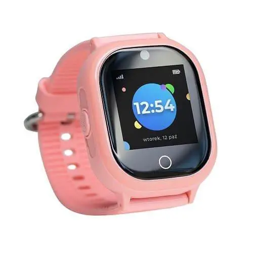 Smartwatch Locon Watch Lite Różowy + Pakiet Bezpieczna Rodzina na 12 miesięcy