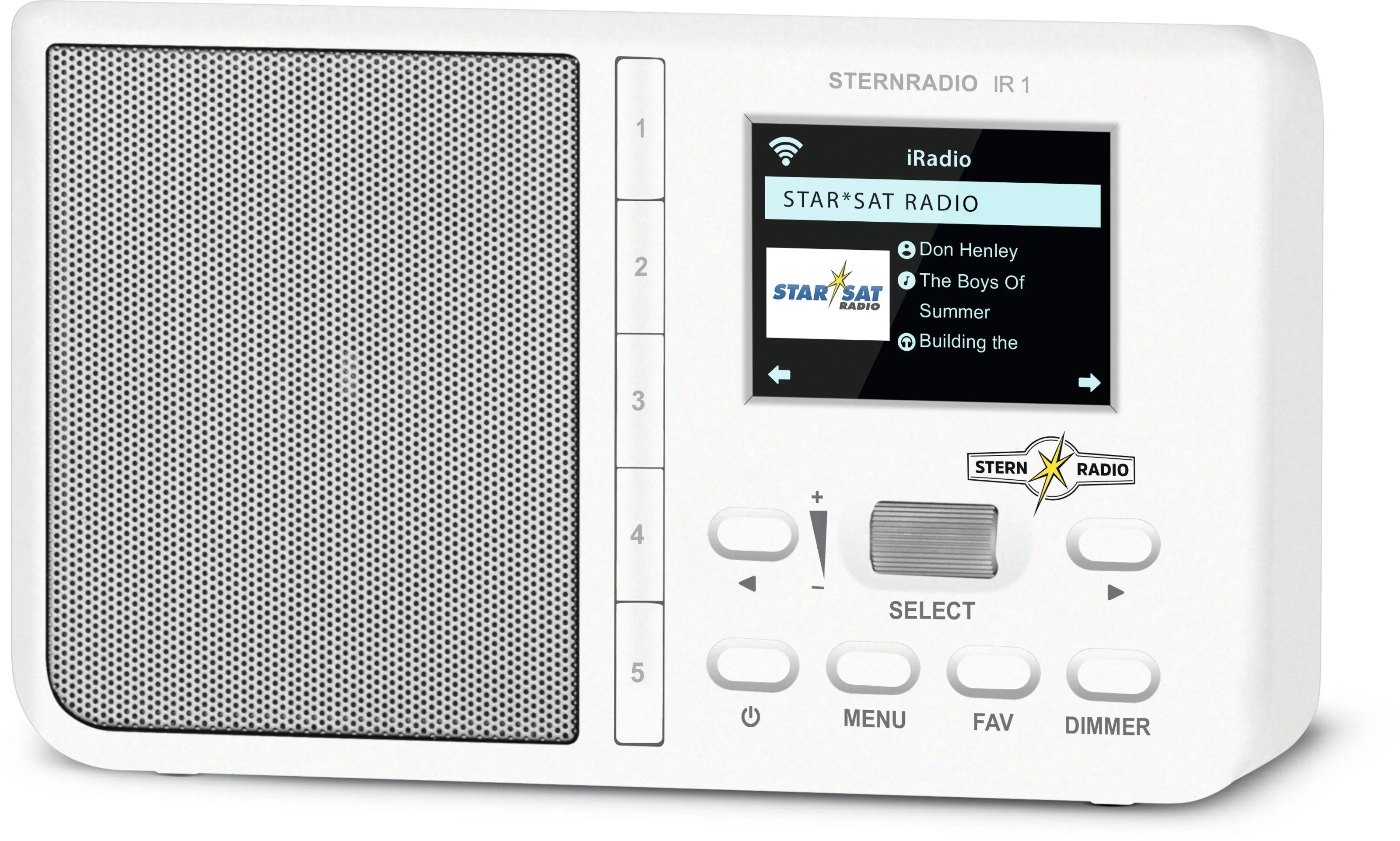 Radioodbiornik TechniSat SternRadio IR 2 Internetowe Biały