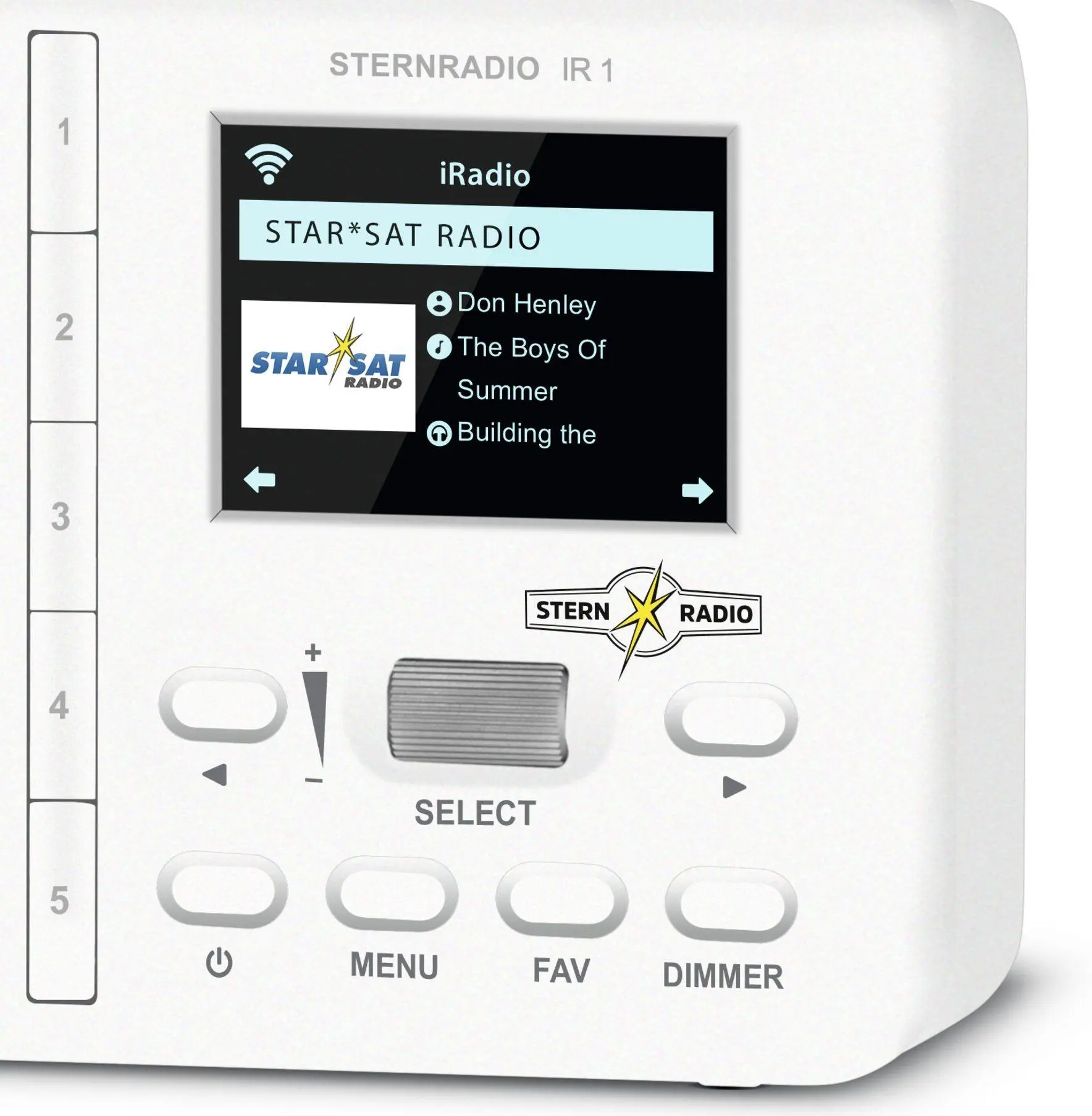 Radioodbiornik TechniSat SternRadio IR 2 Internetowe Biały