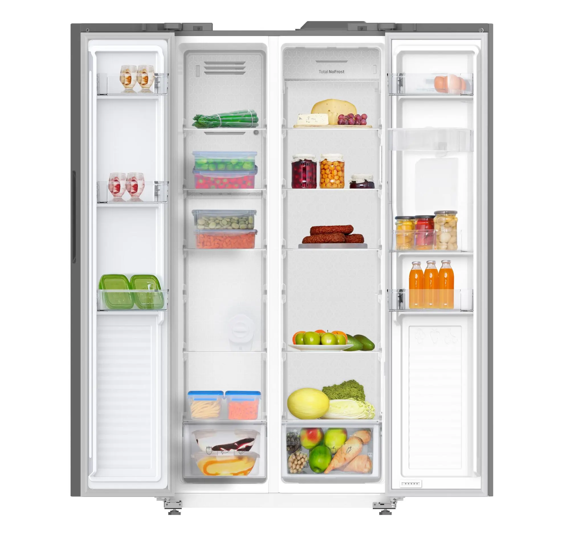 Lodówka Amica FY5079.3DFXBI Pełny No Frost 176,3cm Dystrybutor wody Inox