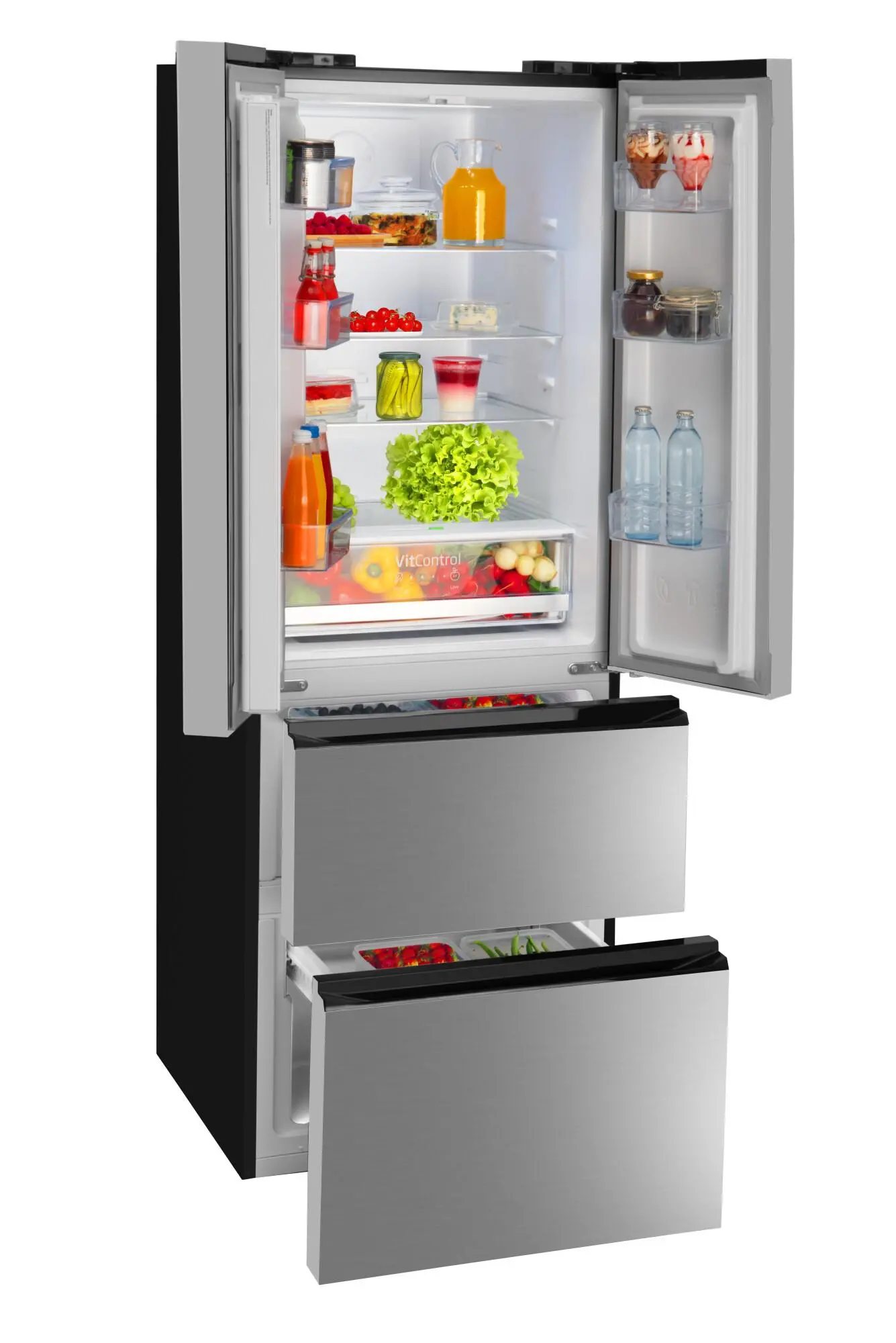 Lodówka Amica FY3259.3DFBX Pełny No Frost 180,3cm Inox