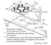 Płyta gazowa Bosch Serie 2 POH6B6B10 59cm