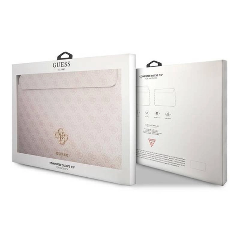 Etui na laptop Guess GUCS13G4GFPI 4G Big Logo Różowy