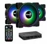 Wentylator Aerocool Saturn 12F ARGB Pro 120mm 3szt. Czarny