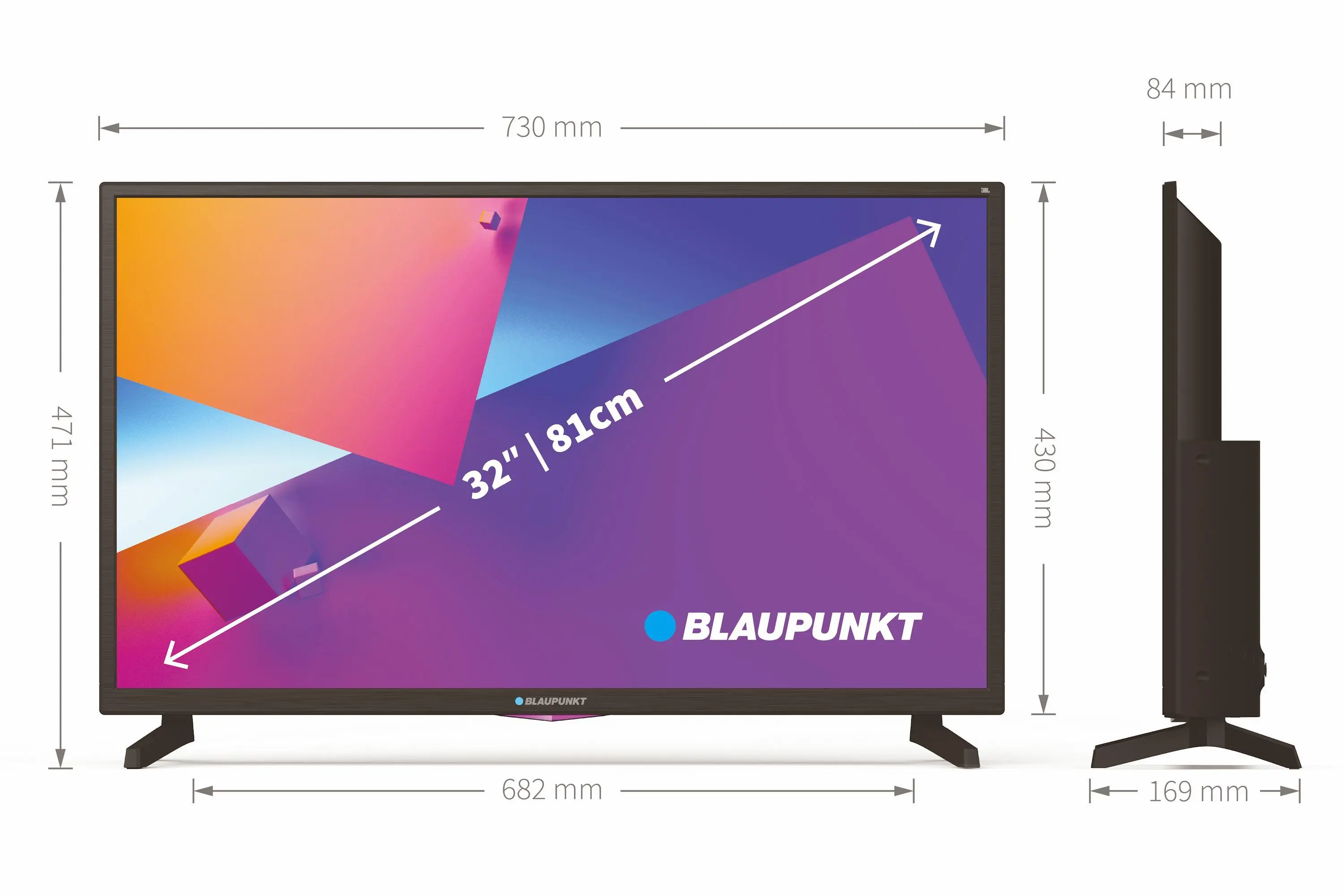 Telewizor Blaupunkt BA32H4322 32" LED HD Ready Android TV DVB-T2