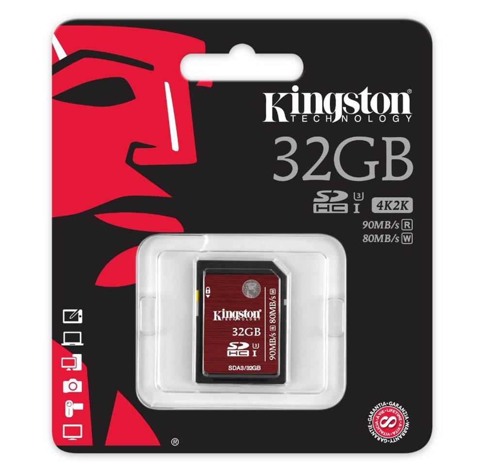 Kingston SDHC Class 10 UHS-I U3 32GB