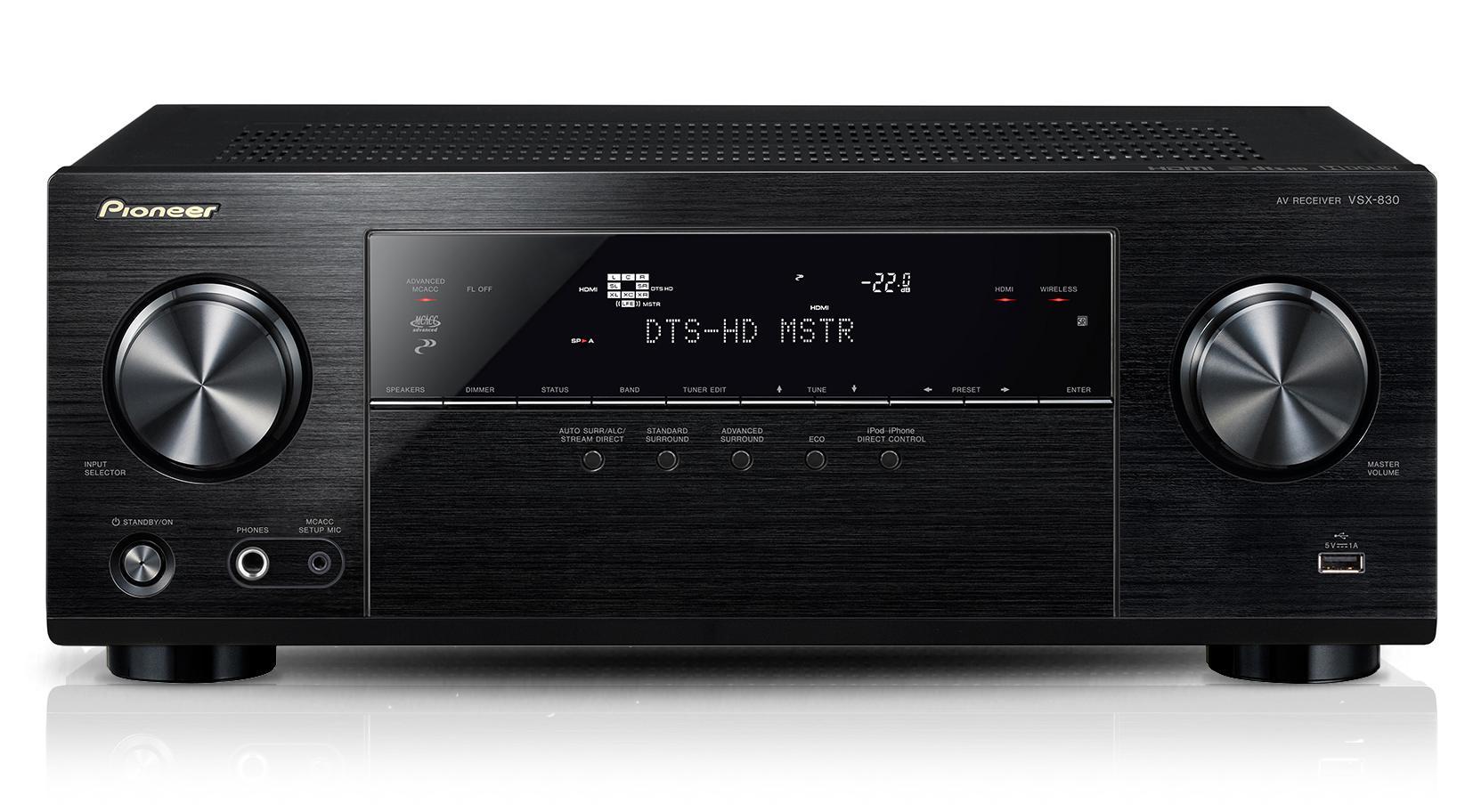 Amplituner Pioneer VSX-830 (czarny)