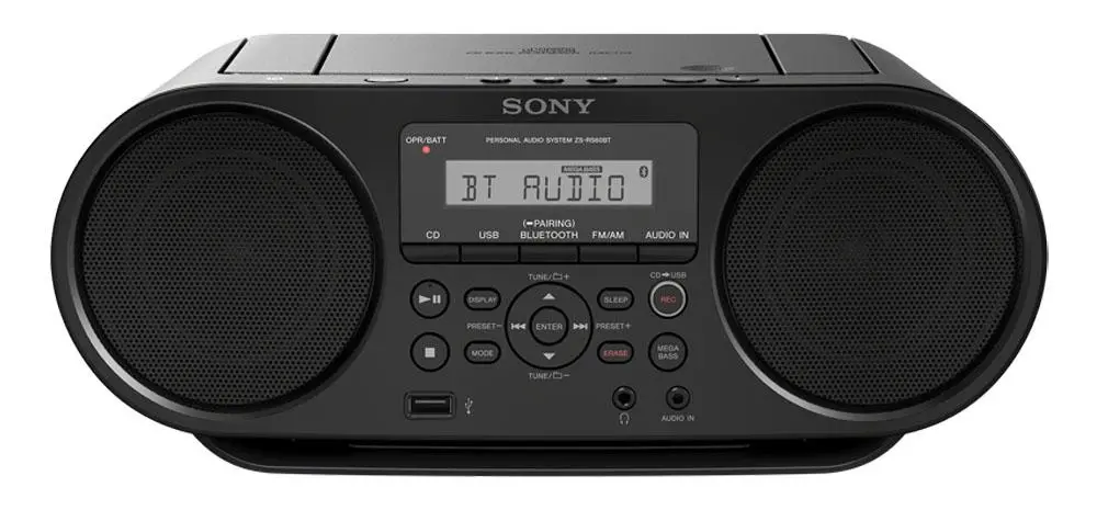 Radioodtwarzacz Sony ZS-RS60BT Bluetooth Czarny