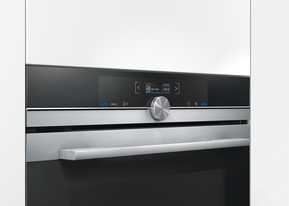 Piekarnik elektryczny Siemens HB634GHS1 - termoobieg - prowadnice teleskopowe