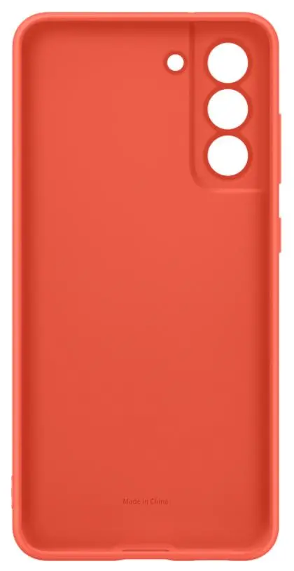 Etui Samsung Silicone Cover do Galaxy S21 FE Pomarańczowy