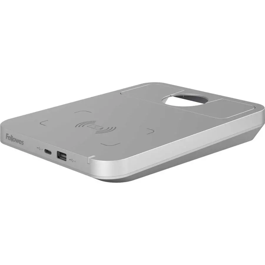 Hub do ramion Fellowes Tallo Ładowarka indukcyjna Srebrny