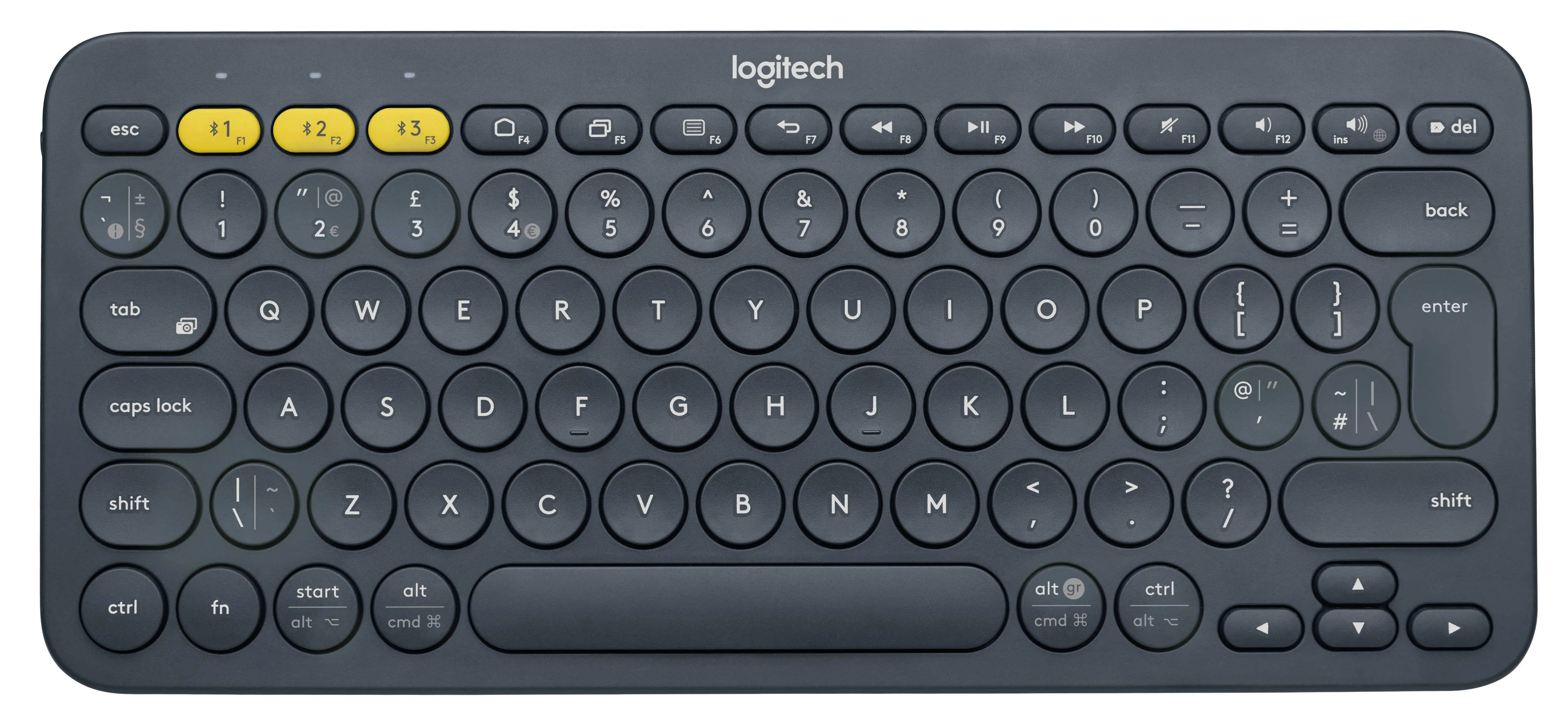 Klawiatura membranowa Logitech K380 Szary