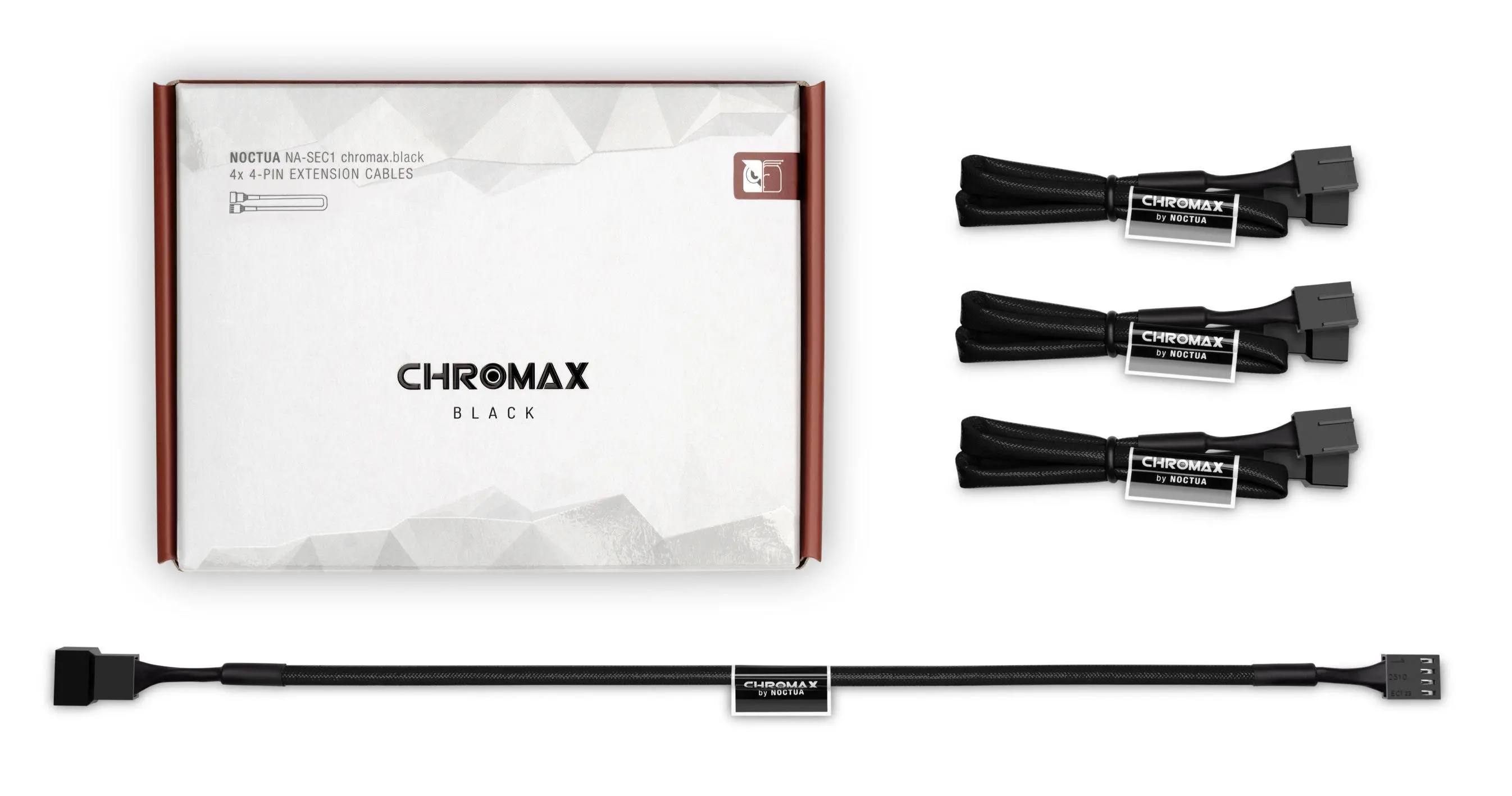 Adapter Noctua NA-SEC1 chromax.black 30cm Czarny