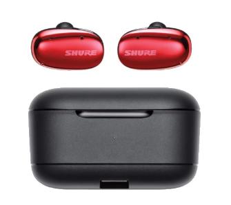 Słuchawki bezprzewodowe Shure AONIC FREE - dokanałowe - Bluetooth 5.0 - czerwony