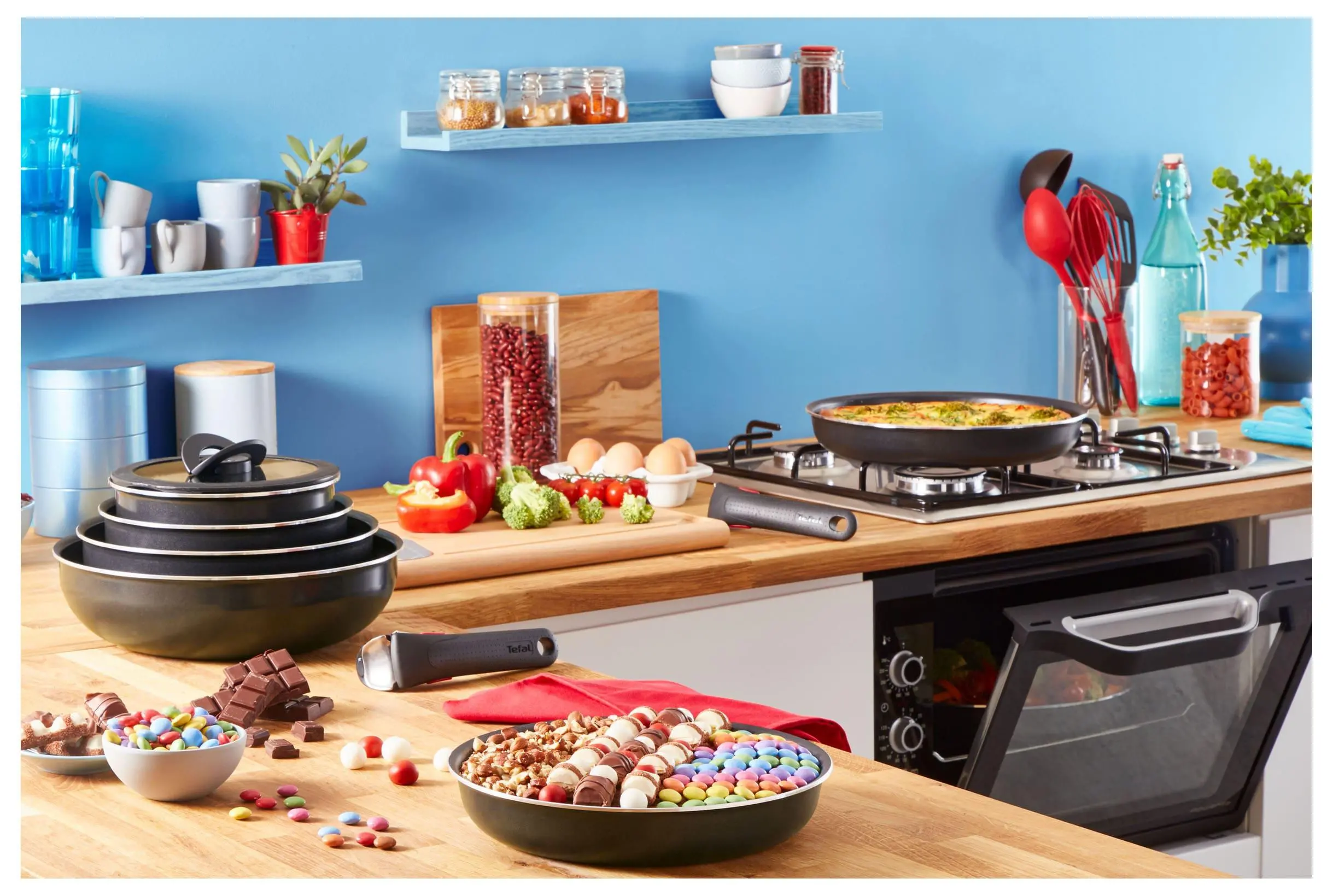 Zestaw garnków Tefal Ingenio Easy Cook & Clean L1539843 Aluminium 13 elementów