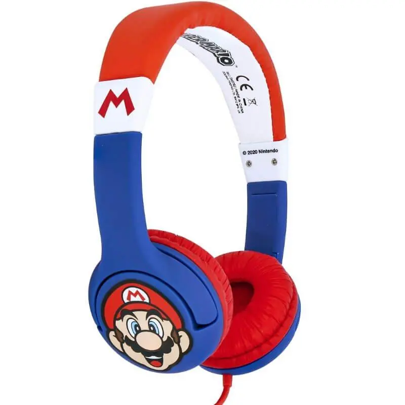 Słuchawki przewodowe OTL Technologies Super Mario Nauszne Niebieski