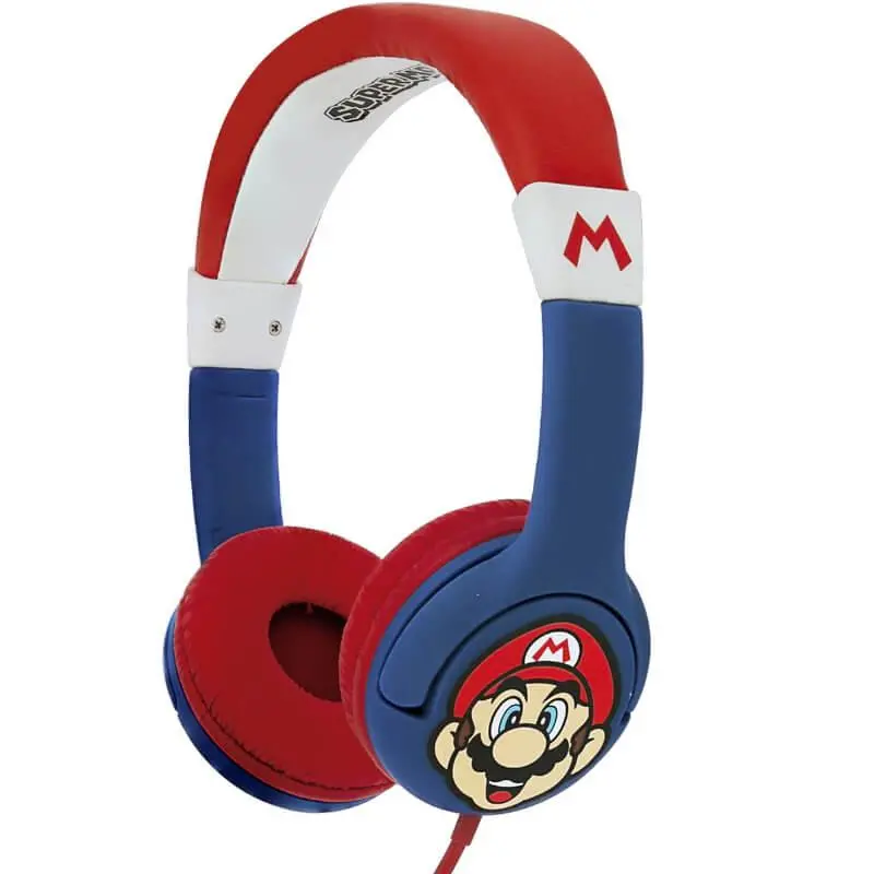 Słuchawki przewodowe OTL Technologies Super Mario Nauszne Niebieski