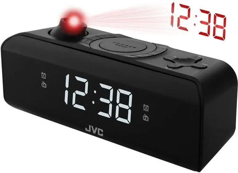Radiobudzik JVC RA-E211B Czarny