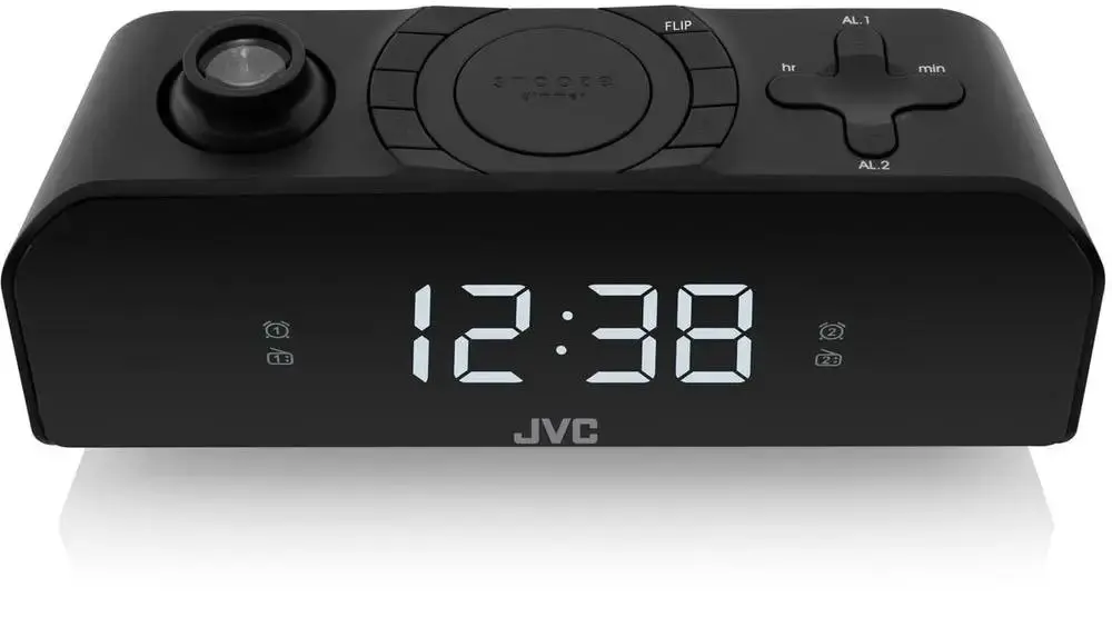 Radiobudzik JVC RA-E211B Czarny