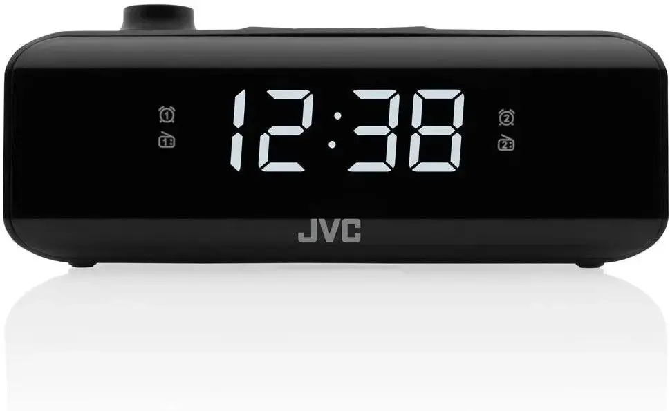 Radiobudzik JVC RA-E211B Czarny