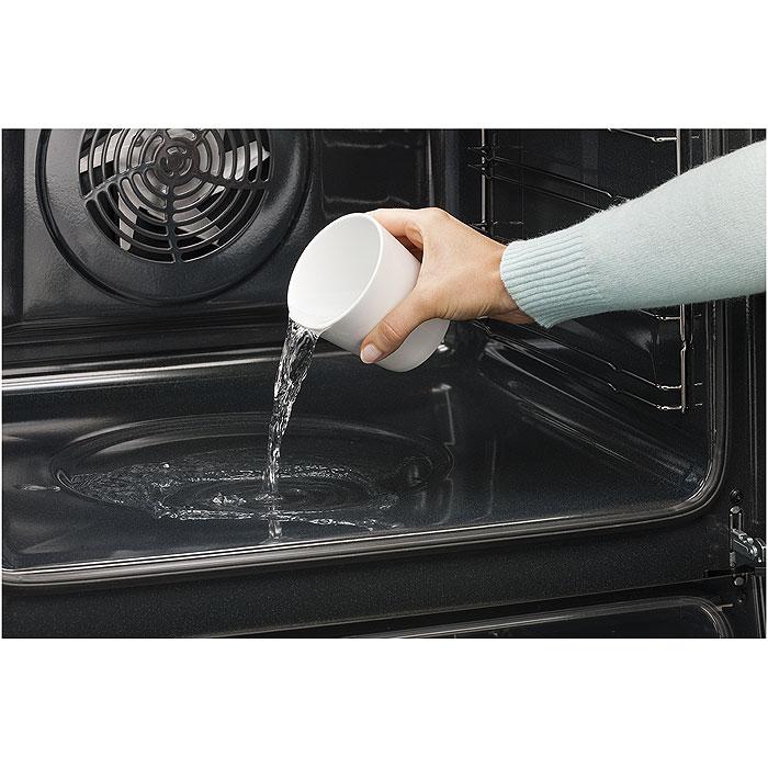 Piekarnik elektryczny parowy Electrolux EOA3414AOX PlusSteam - termoobieg - prowadnice teleskopowe