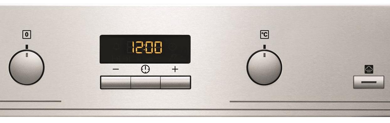 Piekarnik elektryczny parowy Electrolux EOA3414AOX PlusSteam - termoobieg - prowadnice teleskopowe
