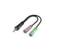 Hama 00200352 jack 3,5mm 4 piny - 2x jack 3,5mm