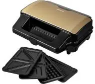 Sencor SSM 9977CH 3w1 Trójkąty Gofry Panini Kwadraty 900W