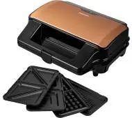 Sencor SSM 9976GD 4w1 Trójkąty Gofry Panini Kwadraty 900W