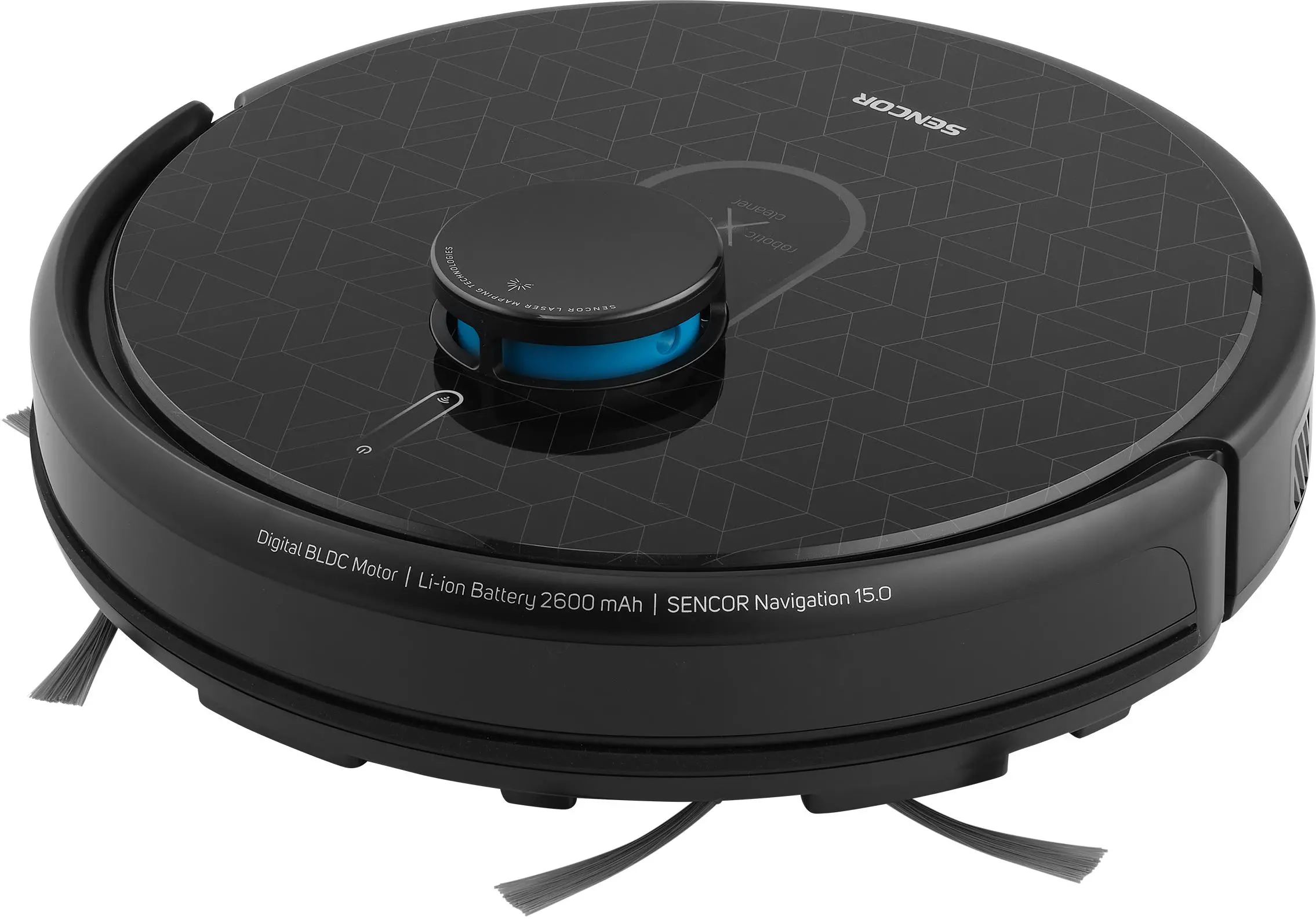 Robot sprzątający Sencor SRV 9200BK Tworzenie mapy pomieszczenia 65dB