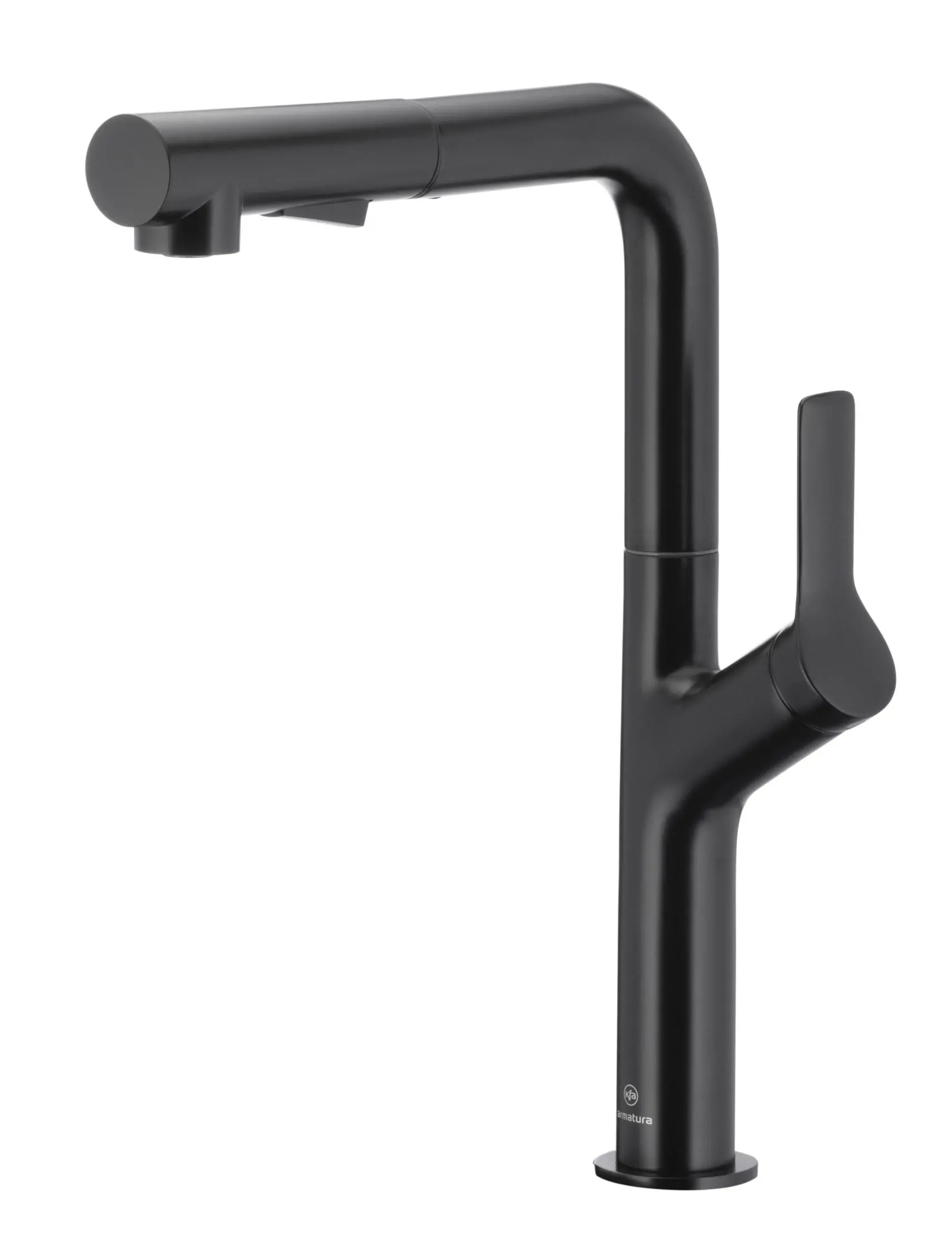 Bateria KFA Armatura Arura Duero Design 6623-220-81 Czarny Stal szlachetna