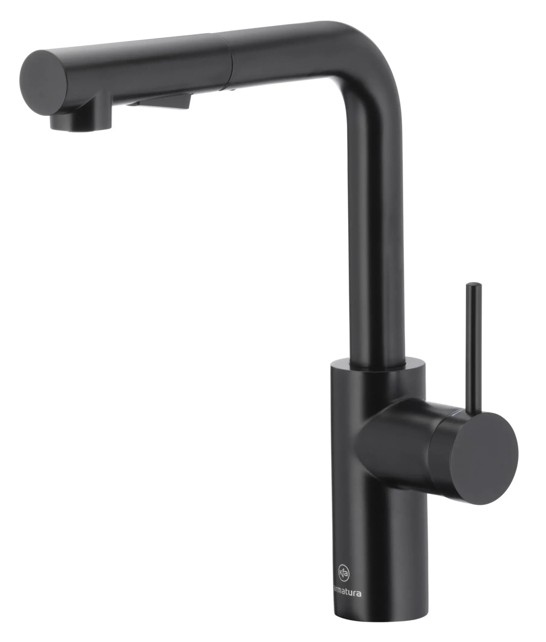 Bateria KFA Armatura Arura Duero Basic 6623-110-81 Czarny Stal szlachetna