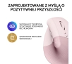 Myszka Logitech Lift Dla praworęcznych Różowy