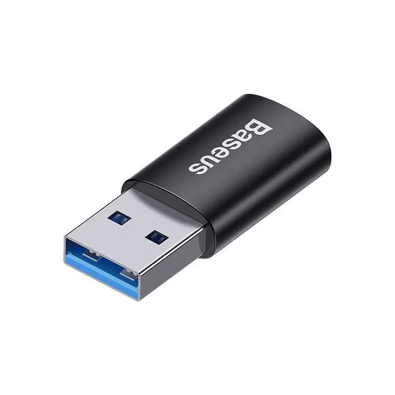 Adapter Baseus ZJJQ000101 Ingenuity USB-A do USB-C, OTG Czarny