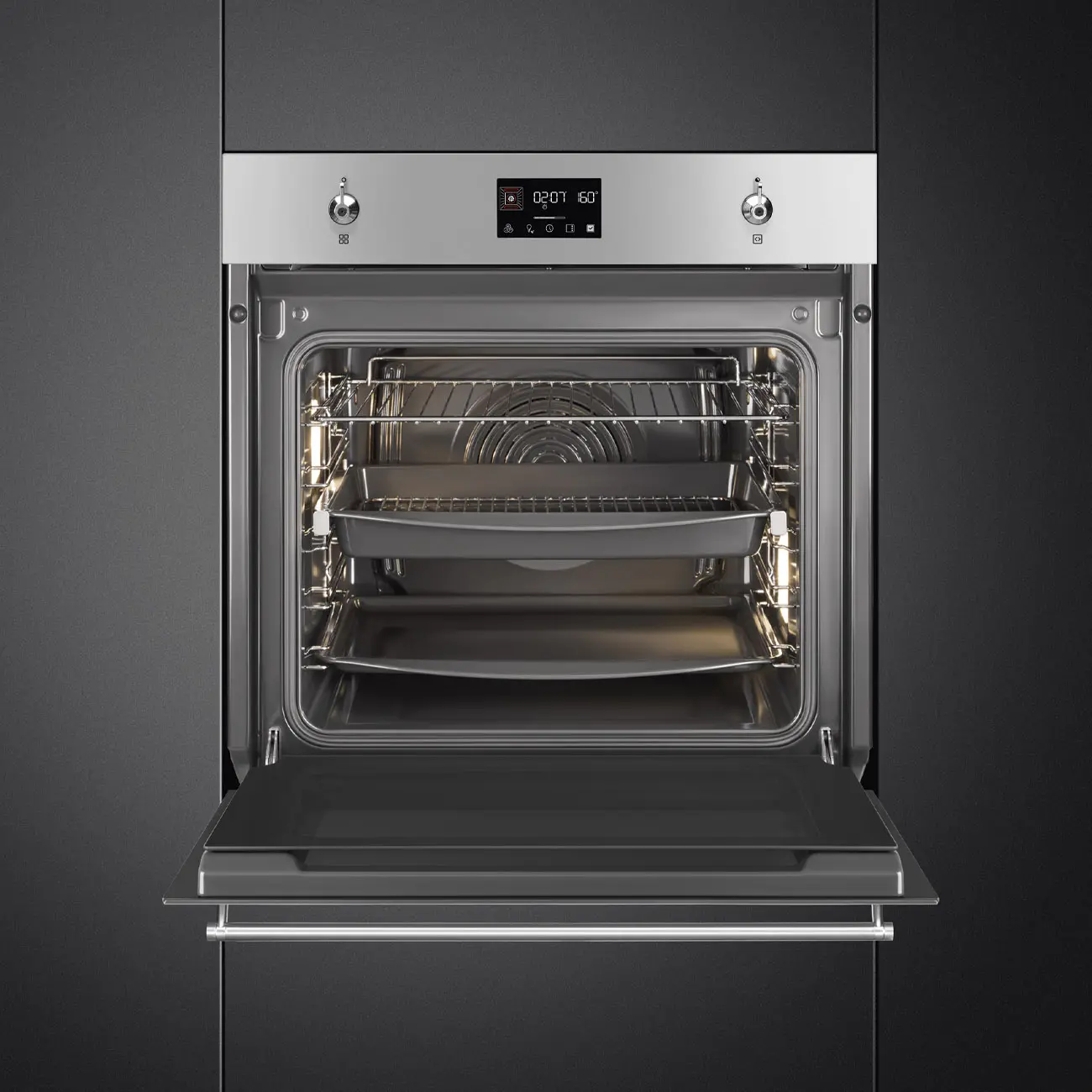 Piekarnik elektryczny Smeg Classica SO6302TX Termoobieg AirFry Stal szlachetna