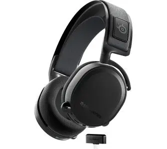 Słuchawki bezprzewodowe z mikrofonem SteelSeries Arctis 7+ Nauszne Czarny