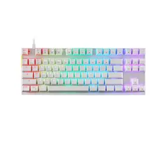 Klawiatura mechaniczna Motospeed K82 RGB Outemu Red  Biały