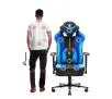 Fotel Diablo Chairs X-Player 2.0 King Size Gamingowy do 160kg Skóra ECO Tkanina Frost black