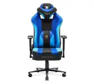 Diablo Chairs X-Player 2.0 King Size Gamingowy do 160kg Skóra ECO Tkanina Frost black