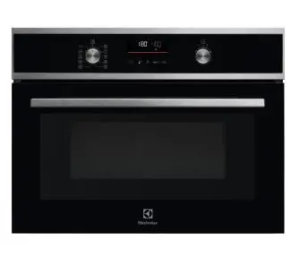 Piekarnik z mikrofalą Electrolux 800 EVL6E46X Termoobieg Srebrno-czarny