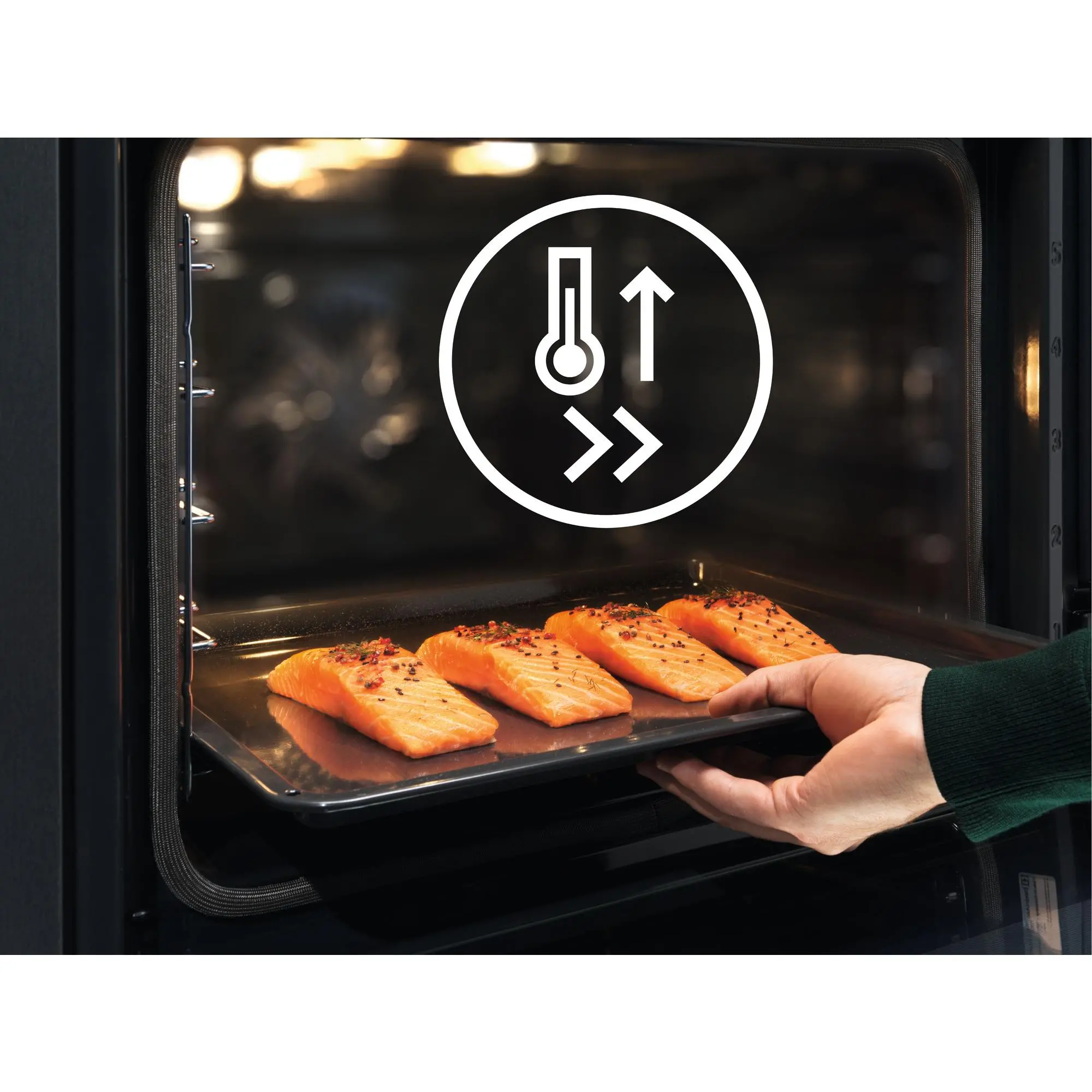 Piekarnik z mikrofalą Electrolux 800 CombiQuick EVL6E46X Termoobieg Czarno-stalowy