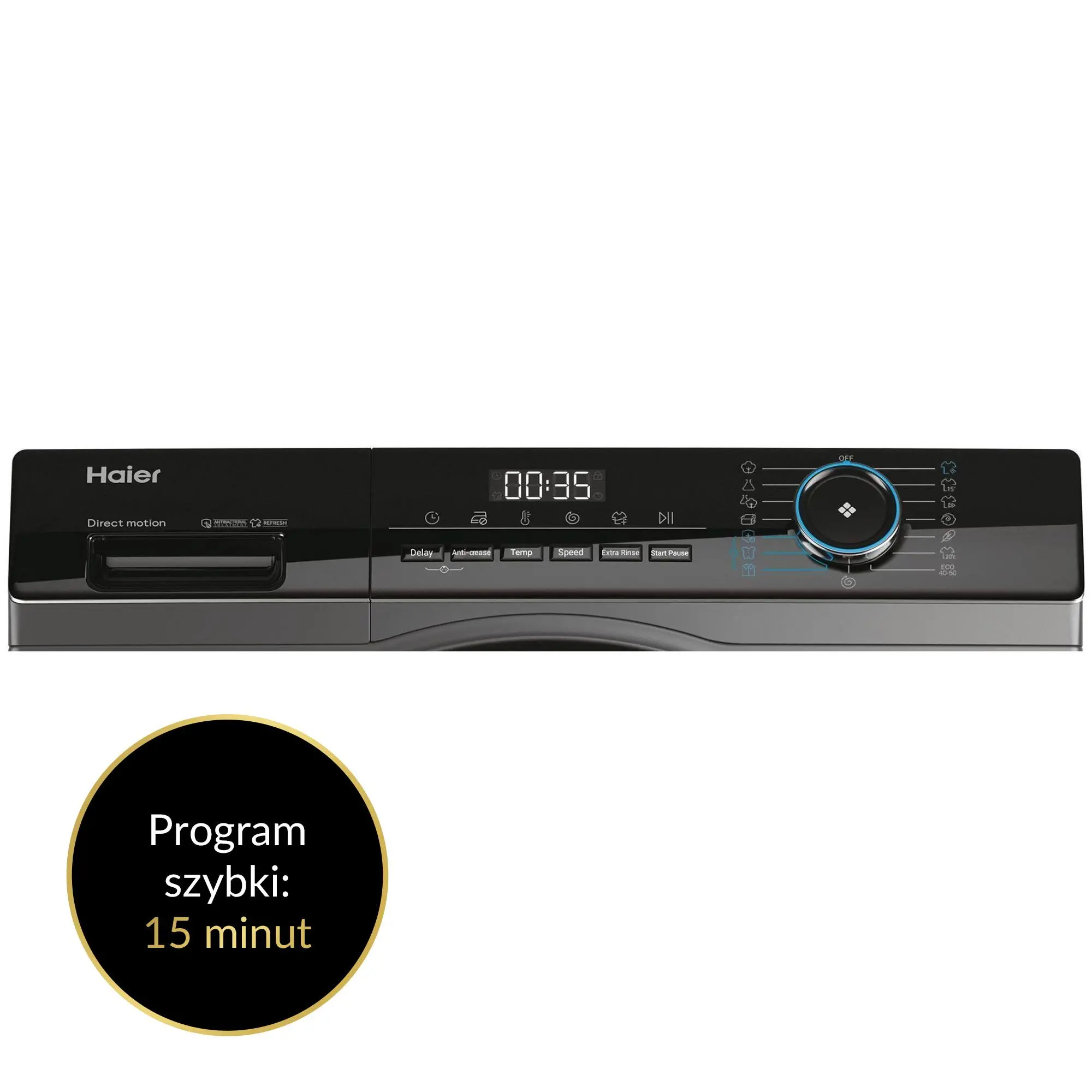 Pralka Haier I-Pro 3 HW80-B14939S8-S 8kg 1400obr/min