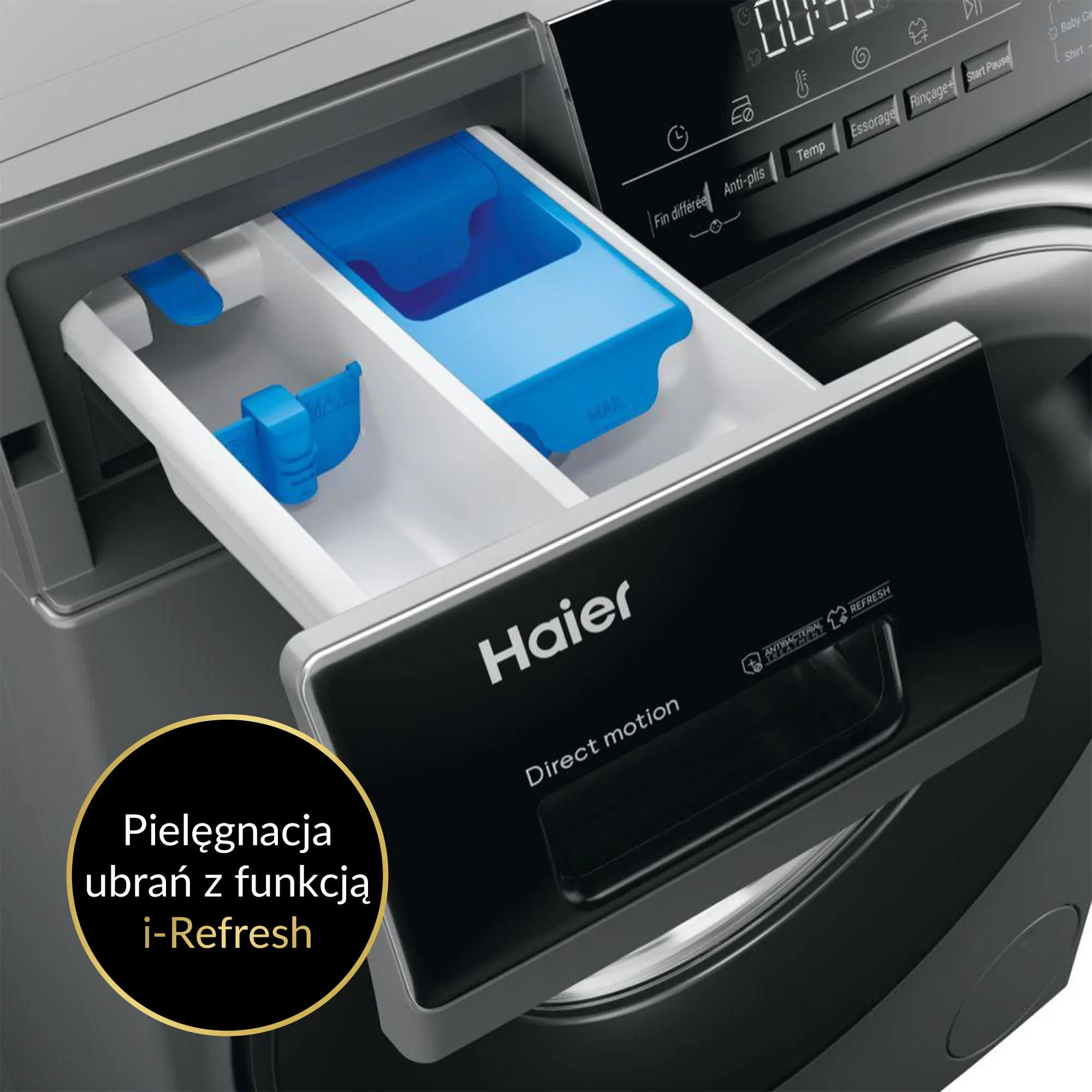 Pralka Haier I-Pro 3 HW80-B14939S8-S 8kg 1400obr/min